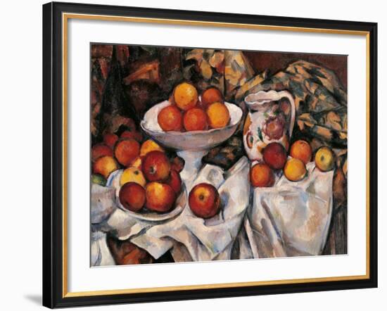 Apples and Oranges-Paul Cézanne-Framed Giclee Print