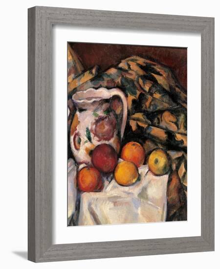 Apples and Oranges-Paul Cézanne-Framed Art Print