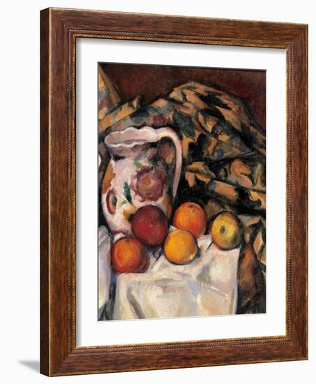 Apples and Oranges-Paul Cézanne-Framed Art Print