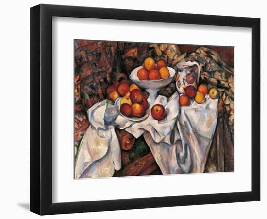 Apples and Oranges-Paul Cézanne-Framed Art Print