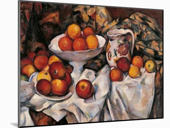 Apples and Oranges-Paul Cézanne-Mounted Art Print