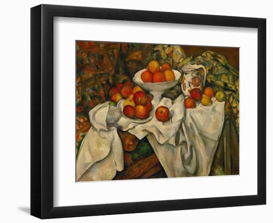 Apples and Oranges-Paul Cézanne-Framed Giclee Print