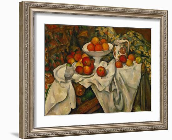 Apples and Oranges-Paul Cézanne-Framed Premium Giclee Print