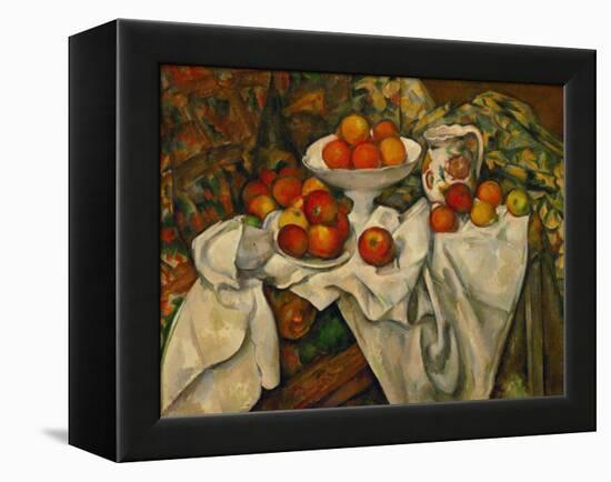Apples and Oranges-Paul Cézanne-Framed Premier Image Canvas