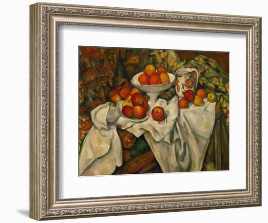 Apples and Oranges-Paul Cézanne-Framed Premium Giclee Print