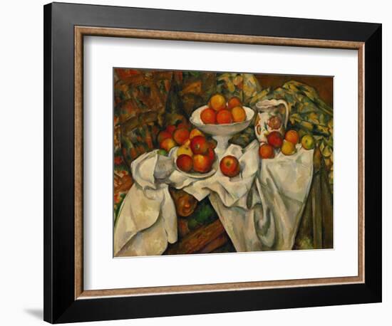 Apples and Oranges-Paul Cézanne-Framed Premium Giclee Print