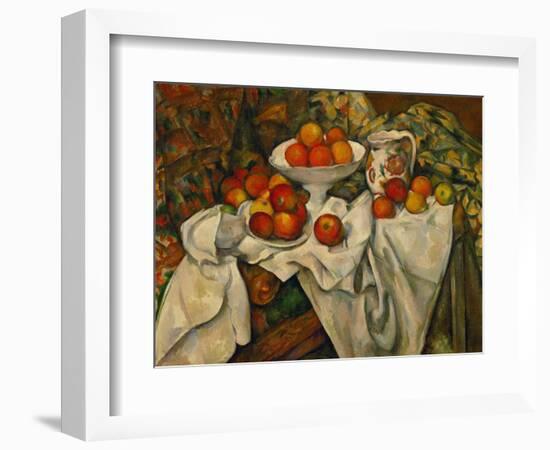 Apples and Oranges-Paul Cézanne-Framed Premium Giclee Print