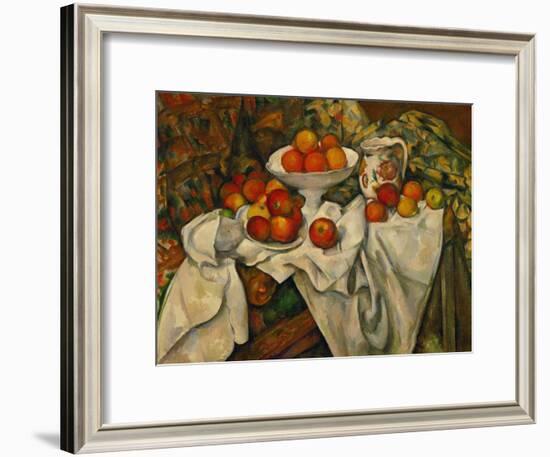 Apples and Oranges-Paul Cézanne-Framed Giclee Print