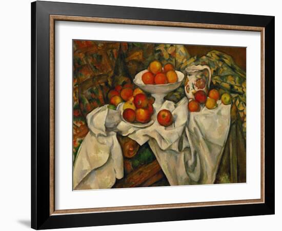 Apples and Oranges-Paul Cézanne-Framed Giclee Print