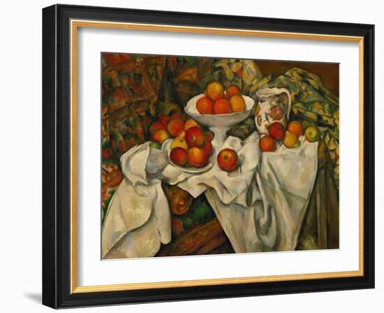 Apples and Oranges-Paul Cézanne-Framed Giclee Print