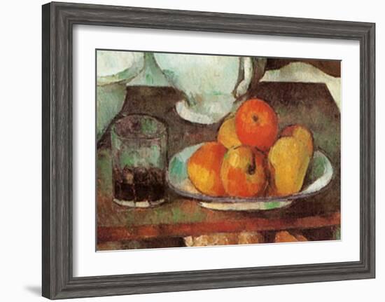 Apples and Pears-Paul Cézanne-Framed Art Print