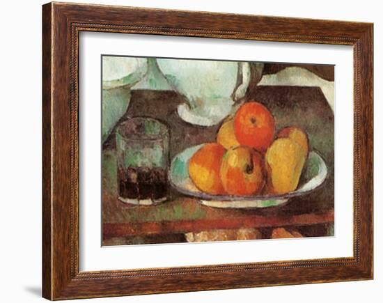 Apples and Pears-Paul Cézanne-Framed Art Print