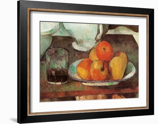 Apples and Pears-Paul Cézanne-Framed Art Print