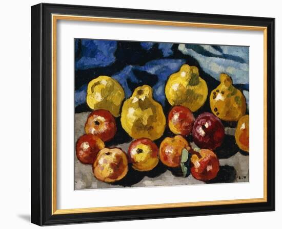 Apples and Quince; Pommes Et Coings, 1940 (Oil on Canvas)-Louis Valtat-Framed Giclee Print