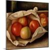 Apples in a Bag, 1925 (Oil on Cardboard)-Mark Gertler-Mounted Giclee Print