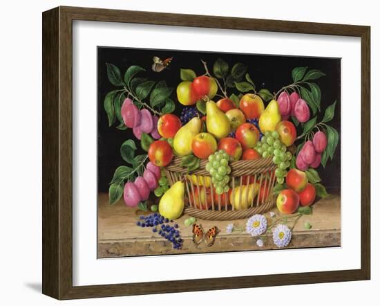 Apples, Pears, Grapes and Plums, 1999-Amelia Kleiser-Framed Giclee Print