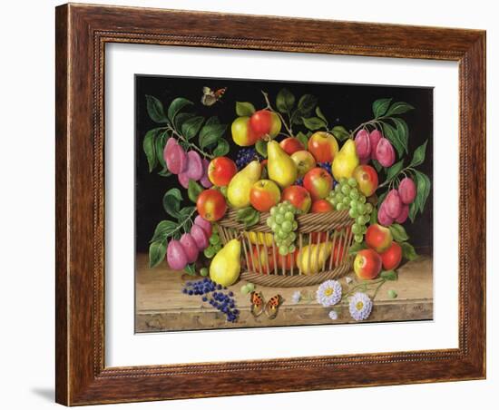 Apples, Pears, Grapes and Plums, 1999-Amelia Kleiser-Framed Giclee Print