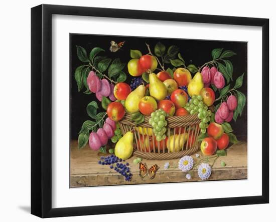 Apples, Pears, Grapes and Plums, 1999-Amelia Kleiser-Framed Giclee Print