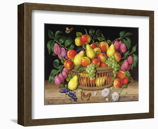 Apples, Pears, Grapes and Plums, 1999-Amelia Kleiser-Framed Giclee Print