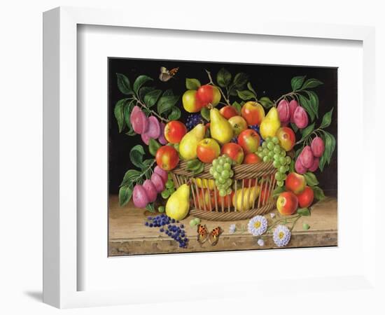 Apples, Pears, Grapes and Plums, 1999-Amelia Kleiser-Framed Giclee Print