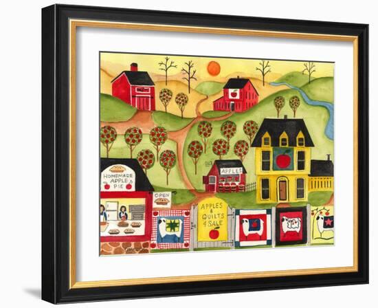 Apples Quilts 4 Sale-Cheryl Bartley-Framed Giclee Print