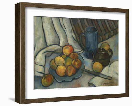 Apples, teapot and jug. Ca. 1919-Suzanne Valadon-Framed Giclee Print