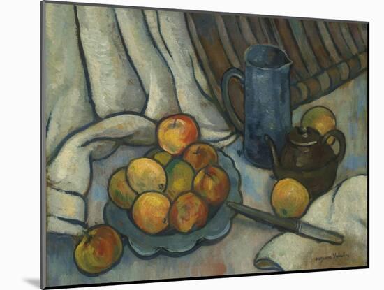 Apples, teapot and jug. Ca. 1919-Suzanne Valadon-Mounted Giclee Print