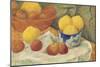 Apples with a Blue Dish, 1922 (Oil on Canvas)-Paul Serusier-Mounted Giclee Print
