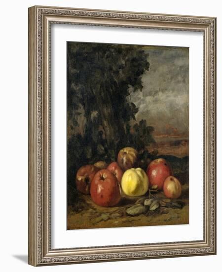 Apples-Gustave Courbet-Framed Art Print