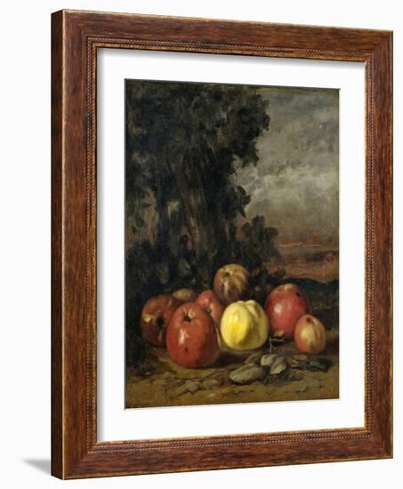 Apples-Gustave Courbet-Framed Art Print