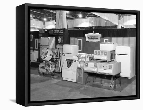 Appliance Display at a Home Show in Chicago, Ca. 1956.-Kirn Vintage Stock-Framed Premier Image Canvas
