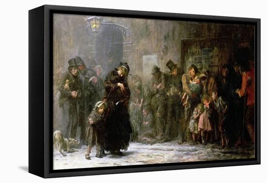 Applicants for Admission to a Casual Ward, 1874-Sir Samuel Luke Fildes-Framed Premier Image Canvas