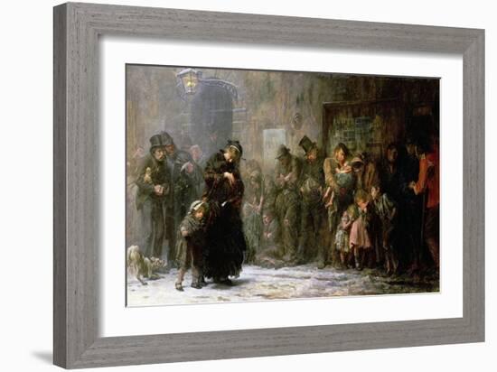 Applicants for Admission to a Casual Ward, 1874-Sir Samuel Luke Fildes-Framed Giclee Print