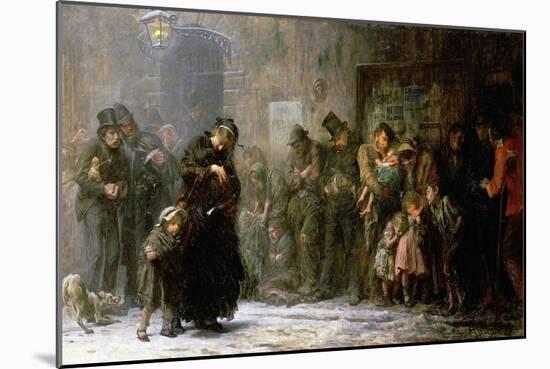 Applicants for Admission to a Casual Ward, 1874-Sir Samuel Luke Fildes-Mounted Giclee Print