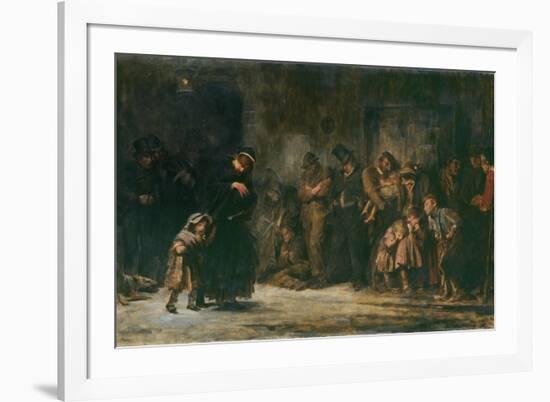 Applicants for Admission to a Casual Ward-Sir Luke Fildes-Framed Giclee Print