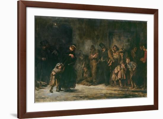 Applicants for Admission to a Casual Ward-Sir Luke Fildes-Framed Giclee Print