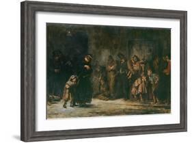 Applicants for Admission to a Casual Ward-Sir Luke Fildes-Framed Giclee Print
