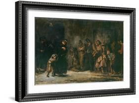 Applicants for Admission to a Casual Ward-Sir Luke Fildes-Framed Giclee Print