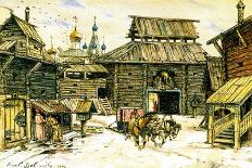 Old Moscow. the Wooden City, 1902-Appolinari Mikhaylovich Vasnetsov-Giclee Print