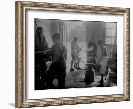 Apprentice Blacksmiths-null-Framed Photographic Print