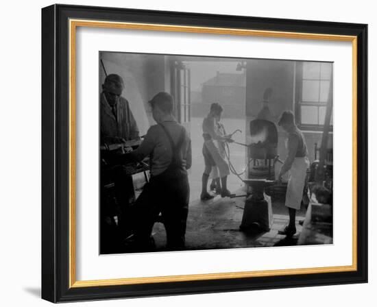 Apprentice Blacksmiths-null-Framed Photographic Print