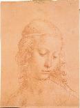 Head of a Young Woman-apprentice of Leonardo da Vinci-Giclee Print