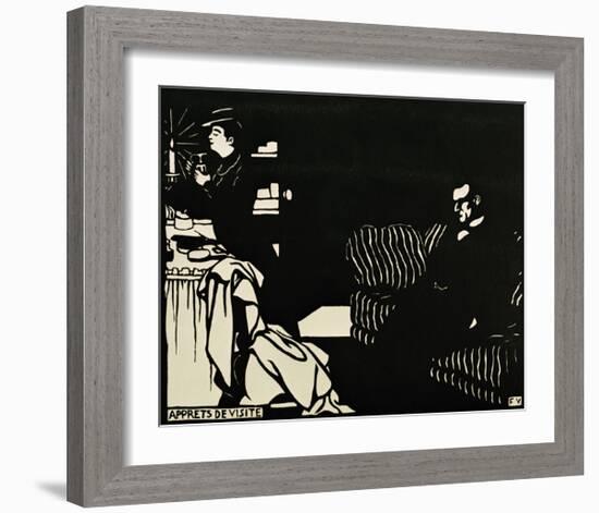 Apprêts de Visite-Félix Vallotton-Framed Giclee Print