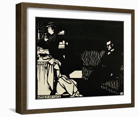 Apprêts de Visite-Félix Vallotton-Framed Giclee Print