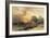 Approach of the Simoom, Desert of Giza-David Roberts-Framed Giclee Print