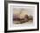 Approach of the Simoom. Desert of Gizeh, from 'Egypt and Nubia)-David Roberts-Framed Giclee Print