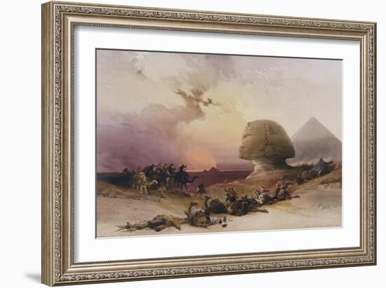 Approach of the Simoom-David Roberts-Framed Giclee Print