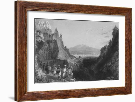 Approach to Antioch, the Ancient Anathoth, from Aleppo-William Henry Bartlett-Framed Giclee Print