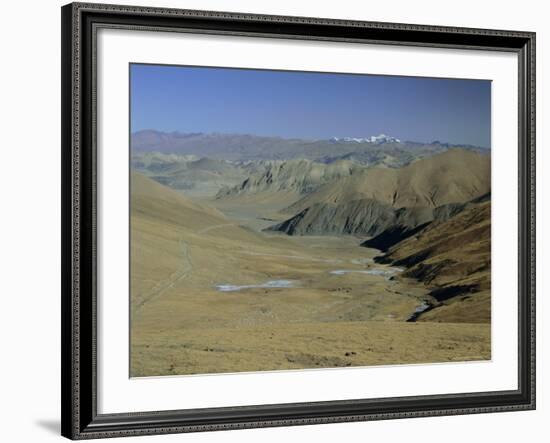 Approach to Mount Everest, Tingri, Tibet, China, Asia-Gavin Hellier-Framed Photographic Print