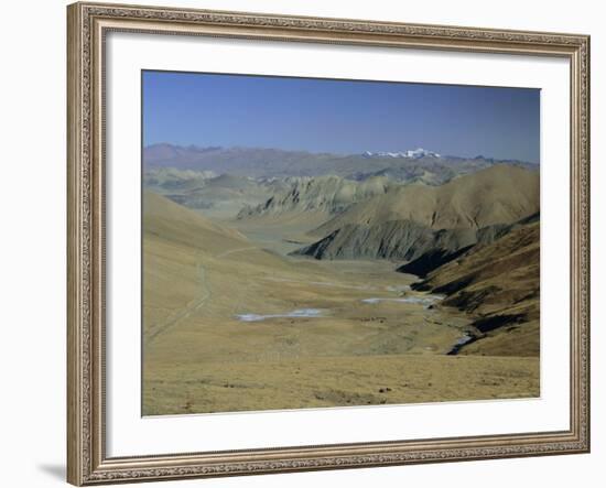 Approach to Mount Everest, Tingri, Tibet, China, Asia-Gavin Hellier-Framed Photographic Print